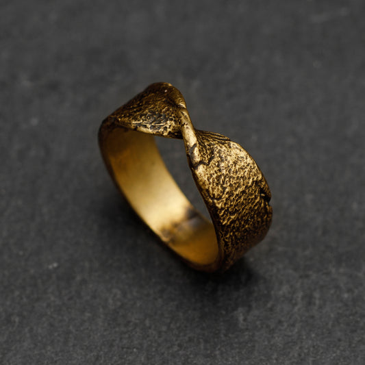 ''X'' Mobius Retro Yüzük