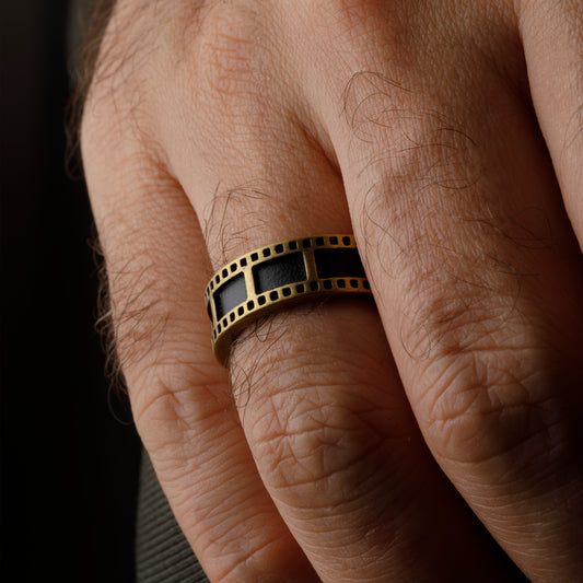 Sinefili Retro Film Yüzük