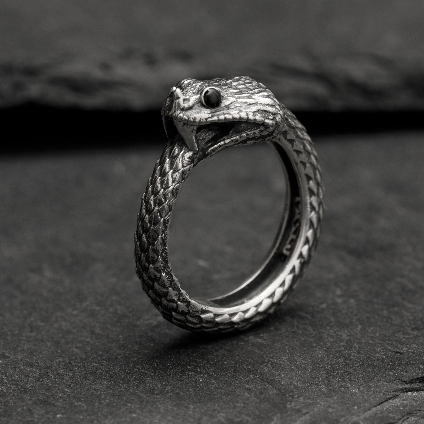 ”Cerastes” Boynuzlu Engerek Yüzük- Ouroboros
