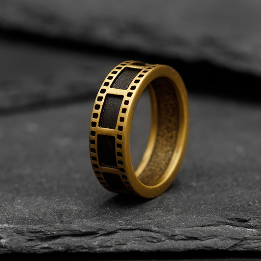 Sinefili Retro Film Yüzük