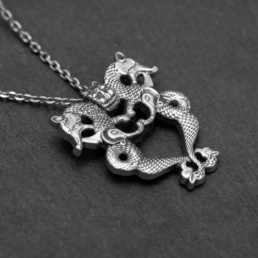 İkiz Ejder Kolye