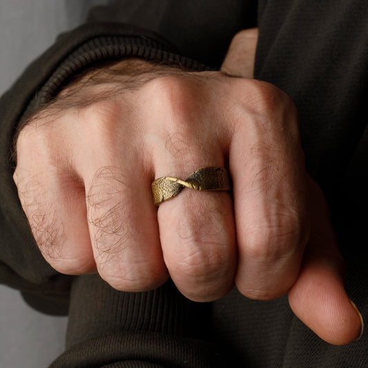 ''X'' Mobius Retro Yüzük