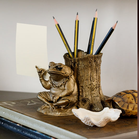 ''Relax Kurbağa Sensei'' Kalemlik-Notluk